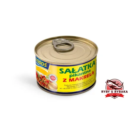 Sałatka pikantna z makrelą